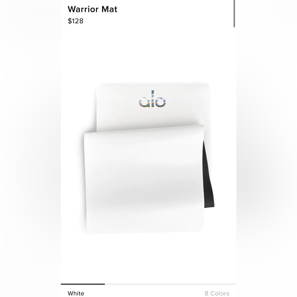 Alo Yoga Warrior Mat White